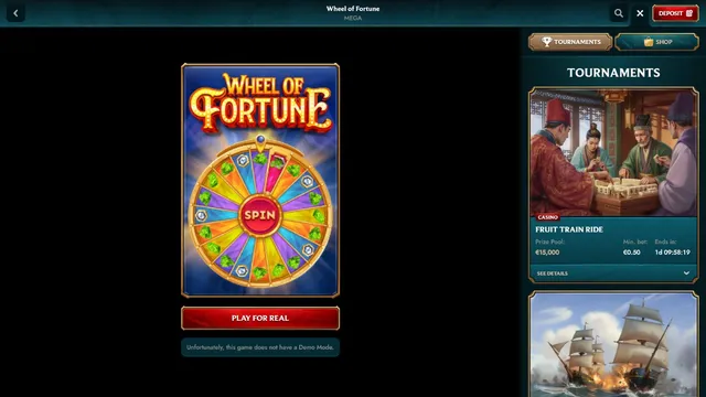 myempire casino fortune wheel