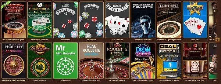 myempire casino table games