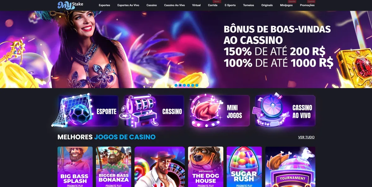 mystake casino screen pt