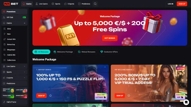 n1bet casino promotions
