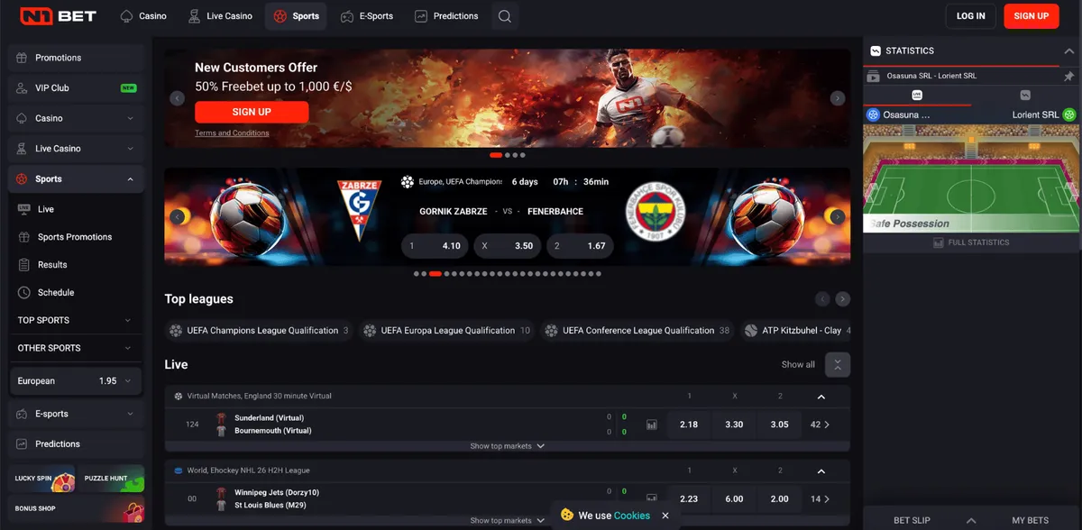 n1bet casino sports icon