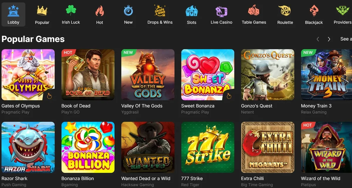 need for spin casino games