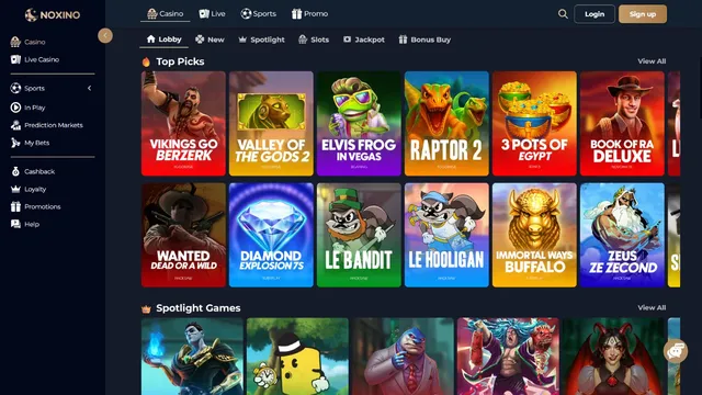 noxino casino games