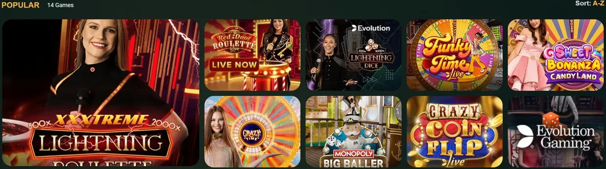 nummus casino live games