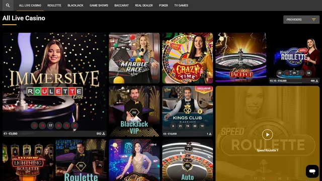 olympusbet casino live games