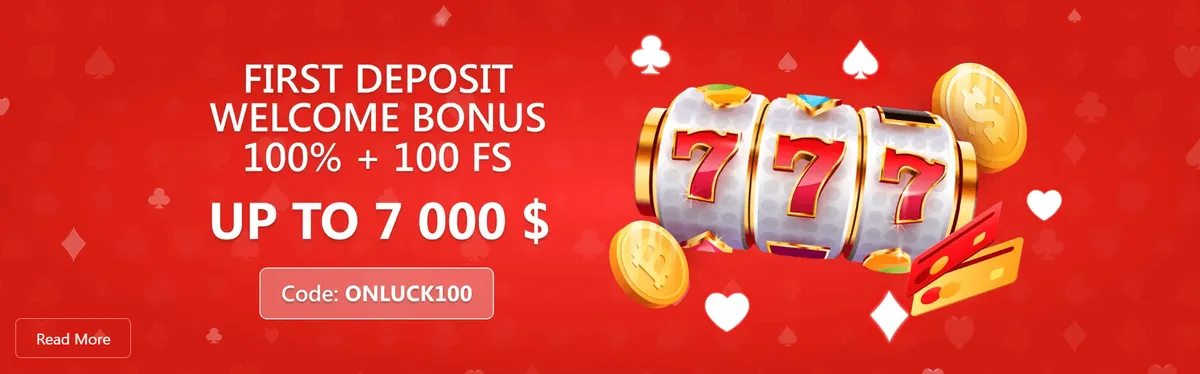 onluck casino welcome bonus