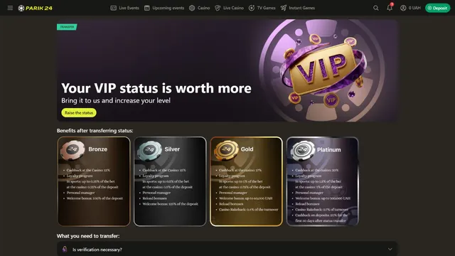 parik24 casino vip club