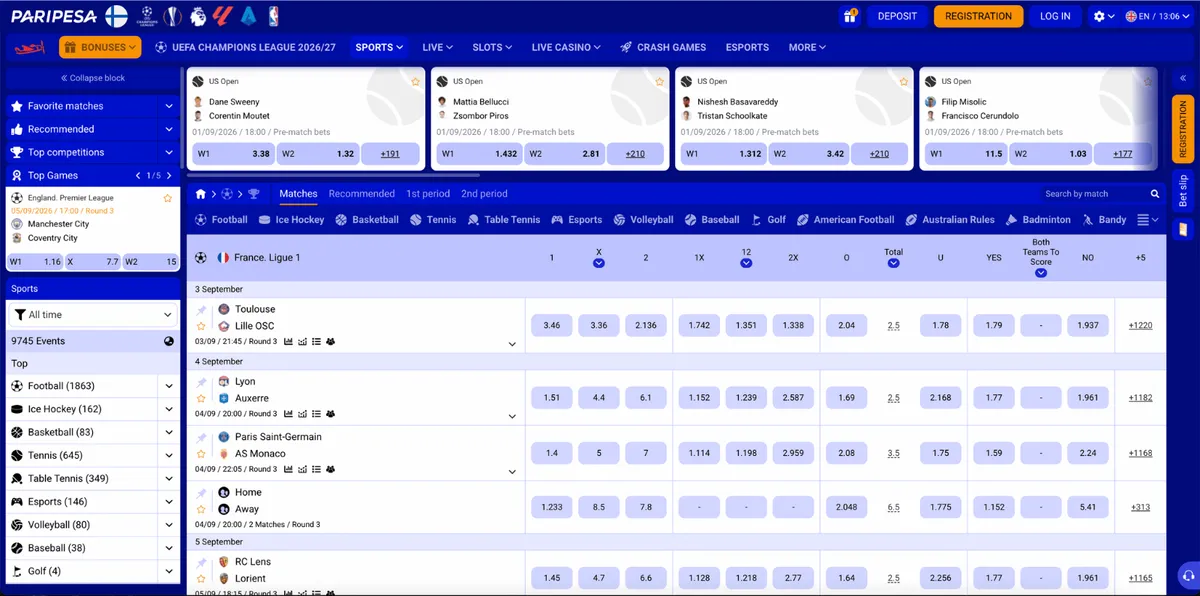 paripesa casino sports icon
