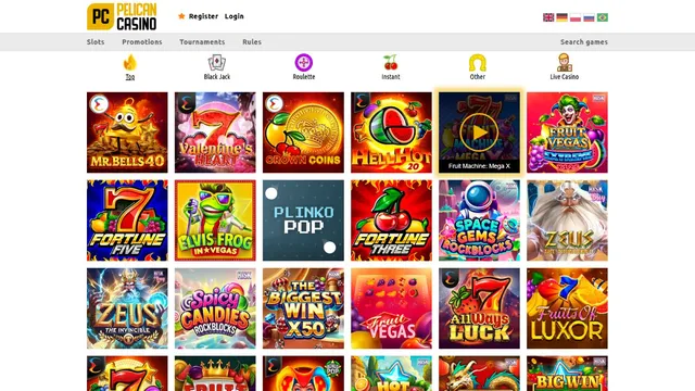 pelican casino games
