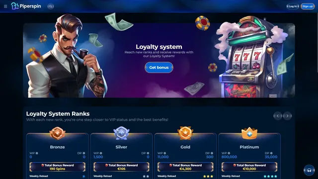 piperspin casino loyalty program