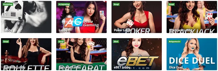 playbetr casino live games