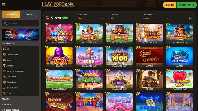 playfortuna casino games
