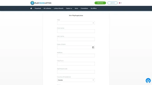 playhugelottos casino registration