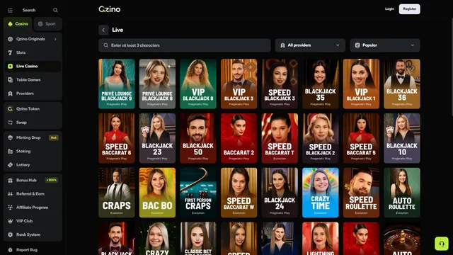 qzino casino live games