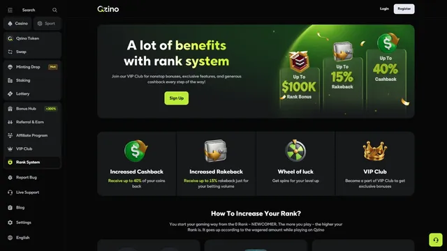 qzino casino loyalty program