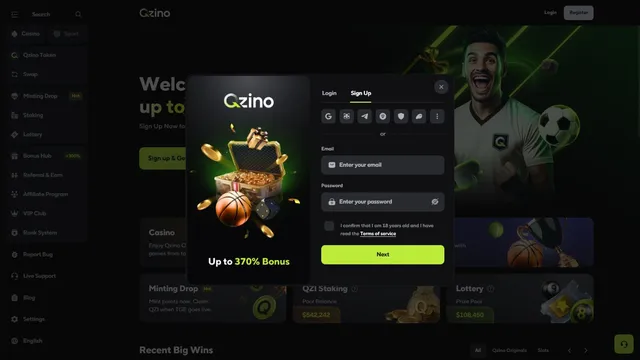 qzino casino registration