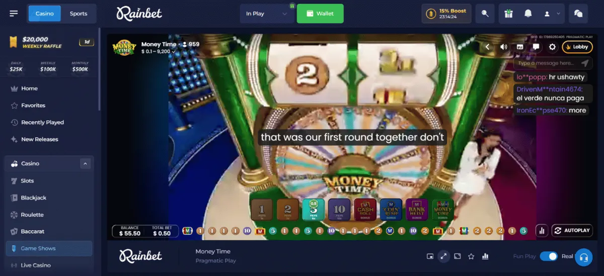 rainbet casino gameplay 2 icon