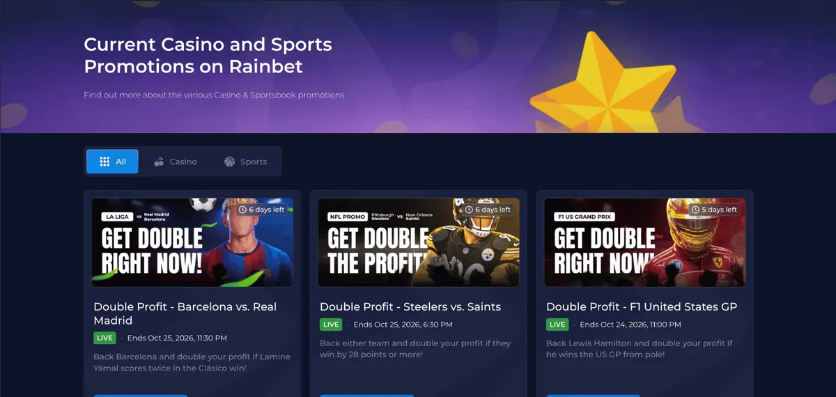 rainbet casino promotions icon