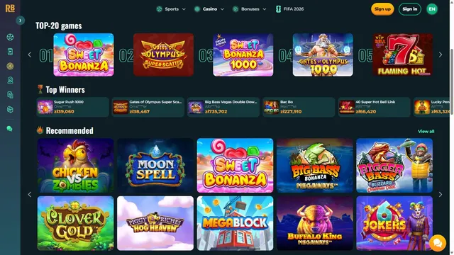 rokubet casino games