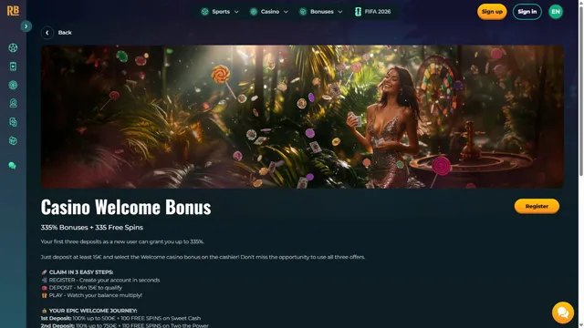 rokubet casino welcome bonus