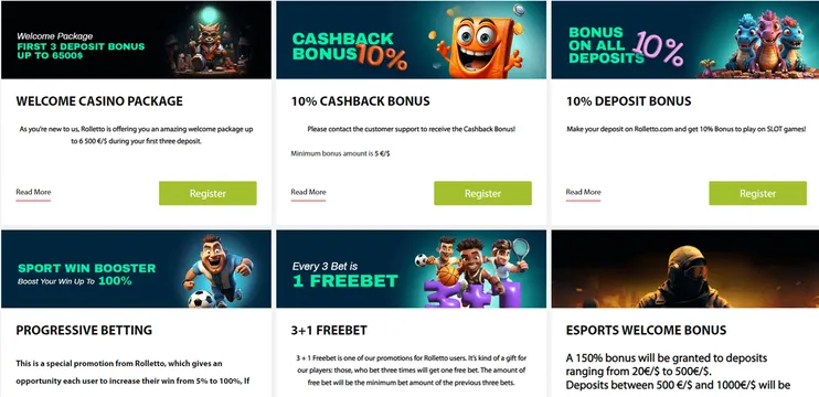rolletto casino promotions