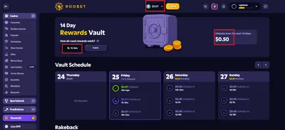 roobet casino bonus experience 4 icon