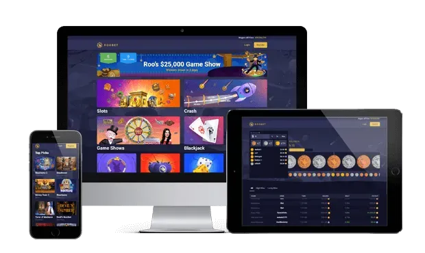 roobet casino website screens