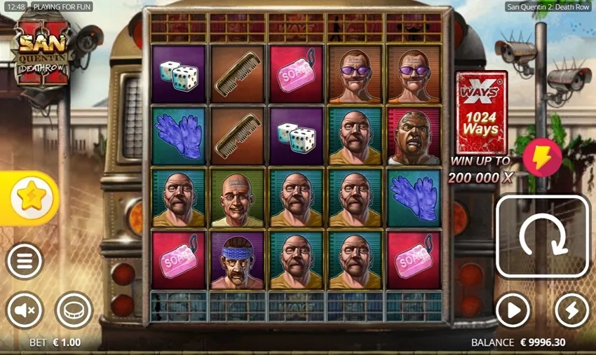 san quentin 2 slot screen