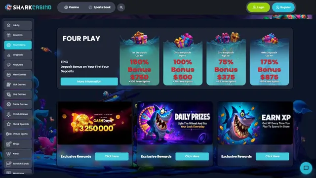 shark casino promotions