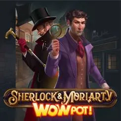 sherlock and moriarty wowpot slot icon