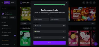 shuffle casino registration 3 icon