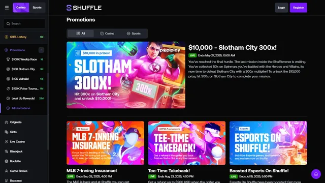 shuffle v2 casino promotions