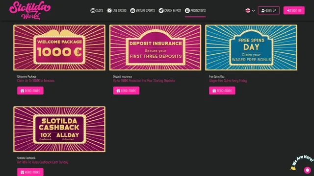 slotilda world casino promotions
