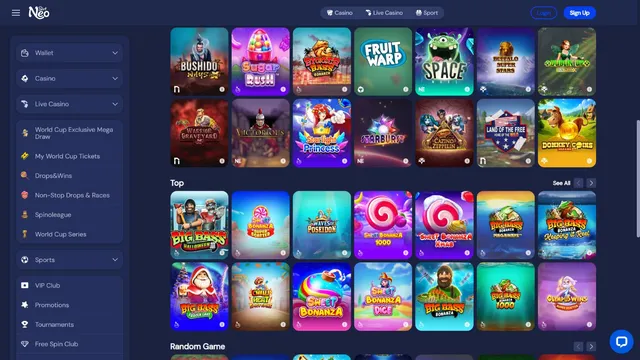 slotneo casino games