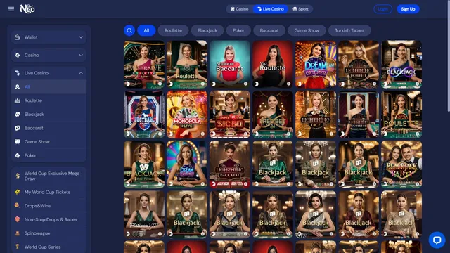 slotneo casino live games
