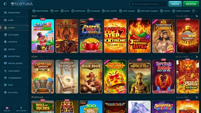 slotuna casino games