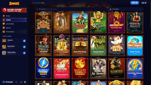 smash casino games
