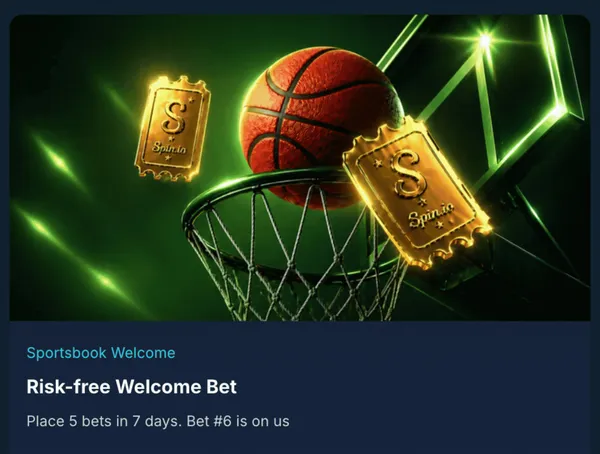spin.io casino sportsbook welcome icon