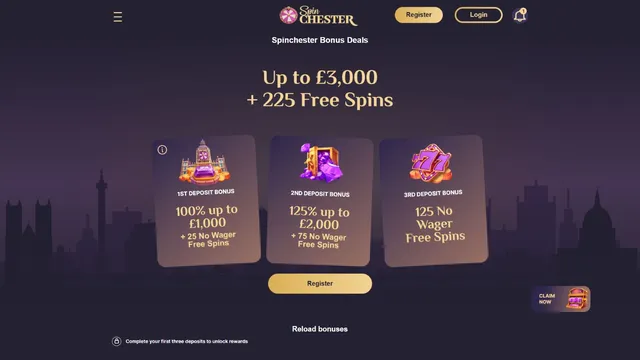 spinchester casino promotions