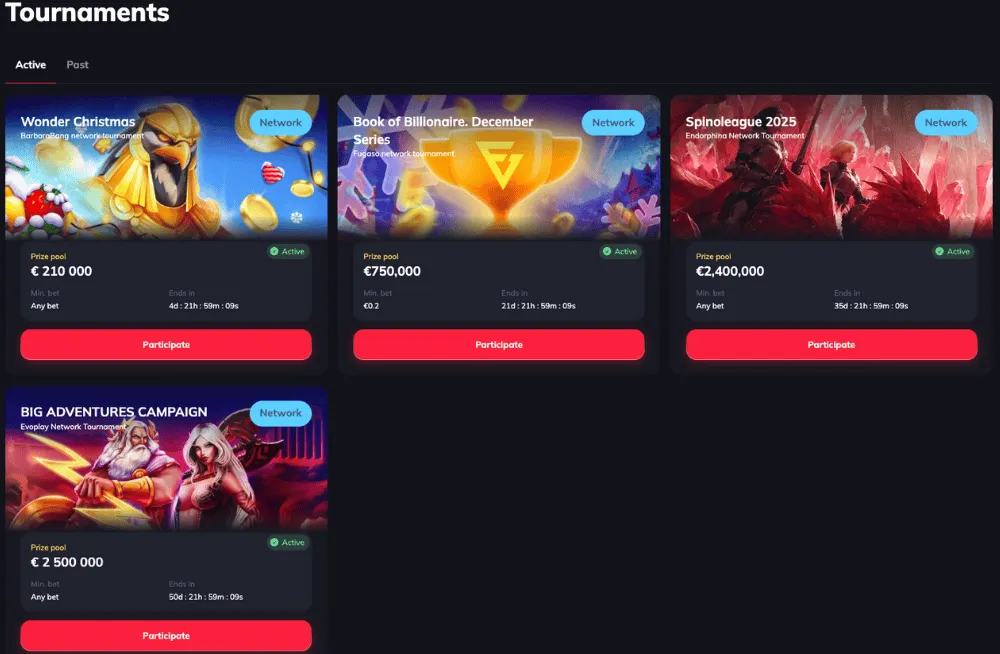 spinempire casino tournaments icon