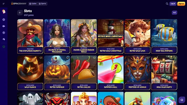 spingranny casino games