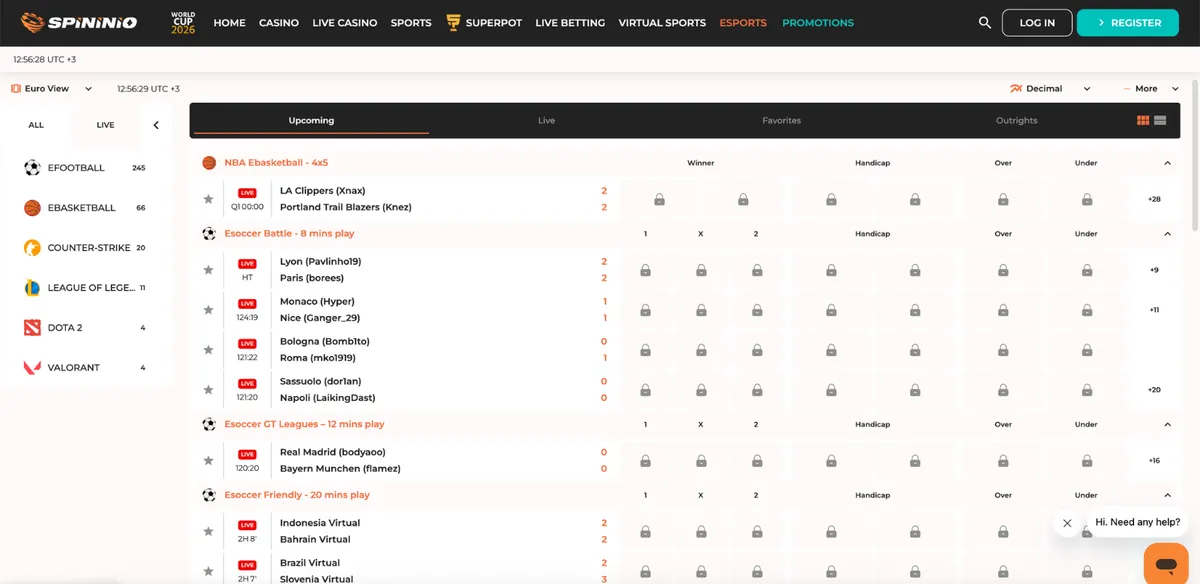 spininio casino esports icon