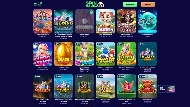 spinpanda casino games