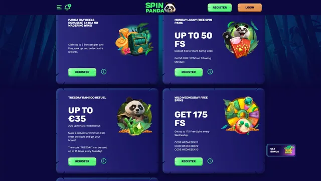 spinpanda casino promotions