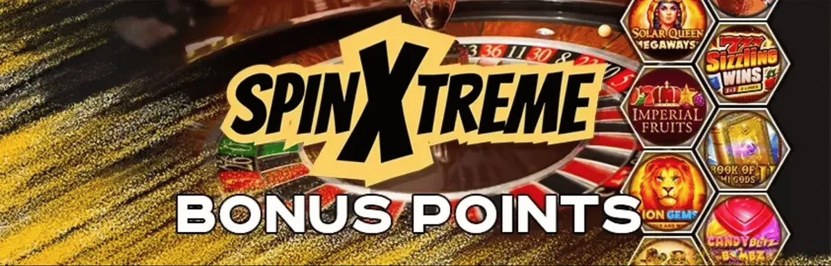 spinxtreme casino bonus points icon