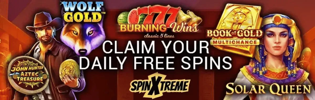 spinxtreme casino daily free spins icon