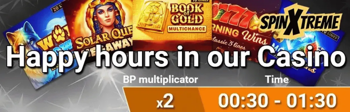 spinxtreme casino happy hours icon
