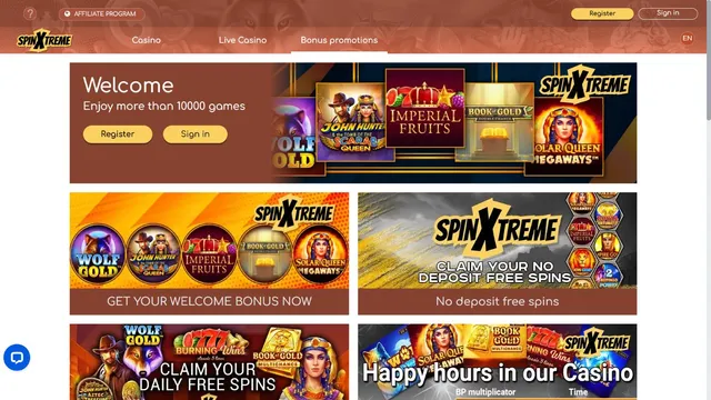 spinxtreme casino promotions