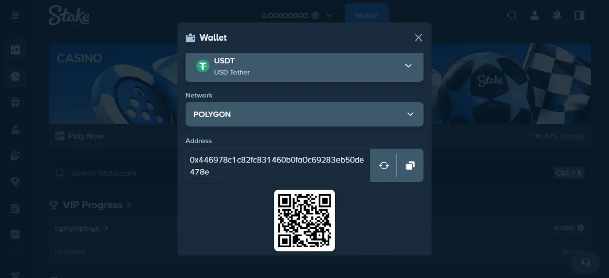 stake casino deposit 1 icon
