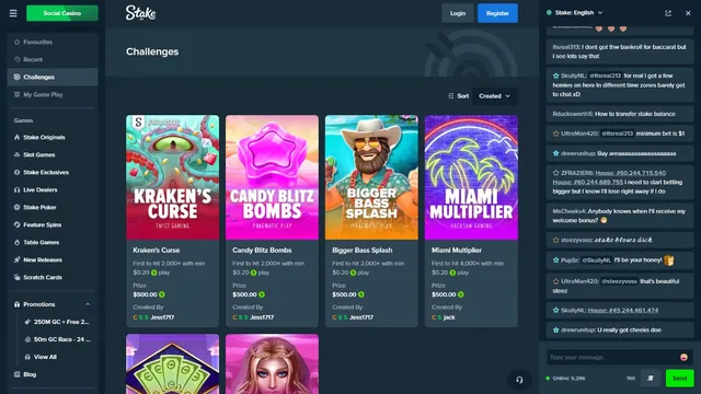 stake.us casino tournaments